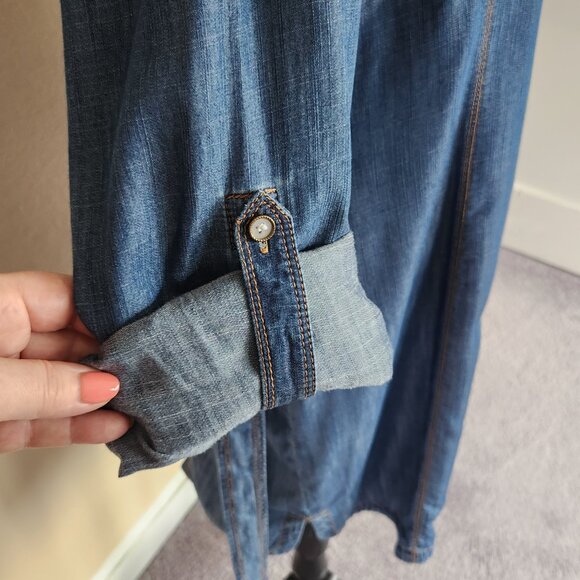 INC. - Denim dress - size 14 - Picture 7 of 8